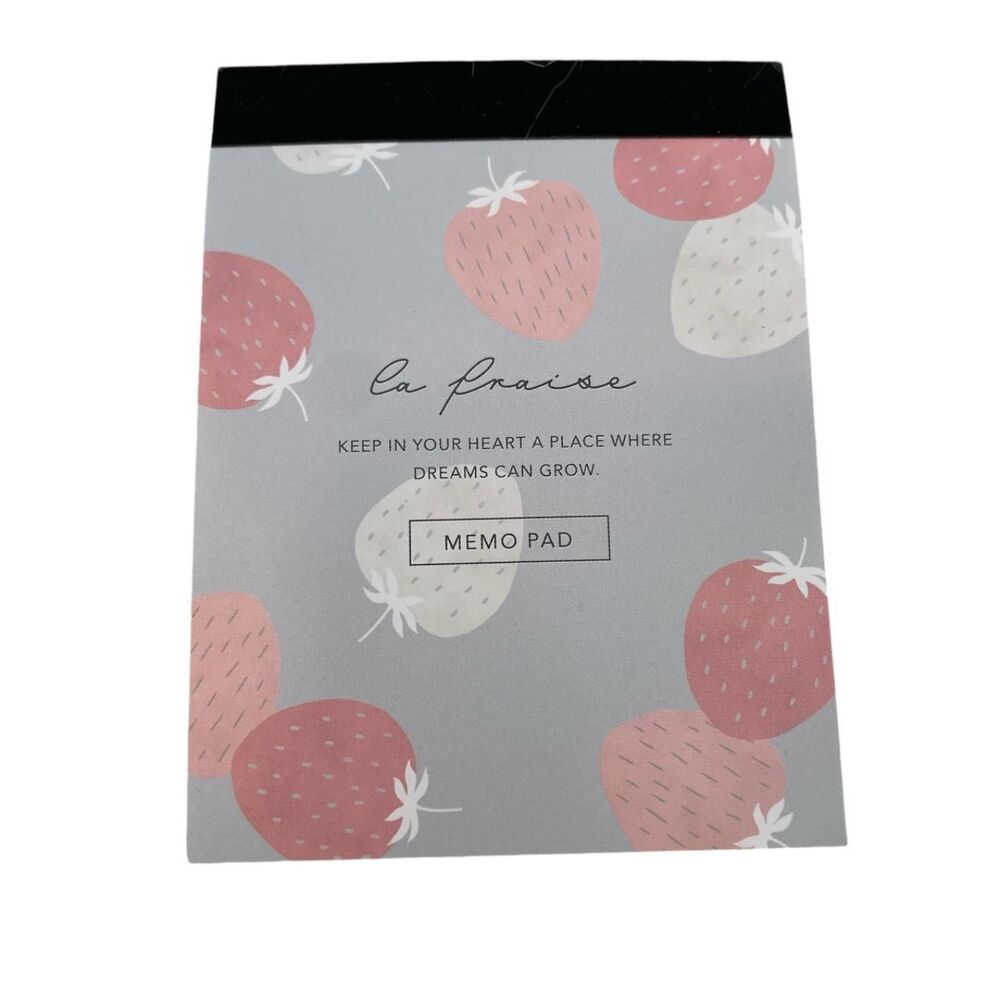 Kyowa Strawberry Memo Pad. Multicolor